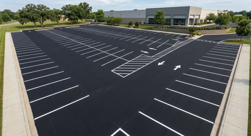 Parking Area Striping in Canton, GA