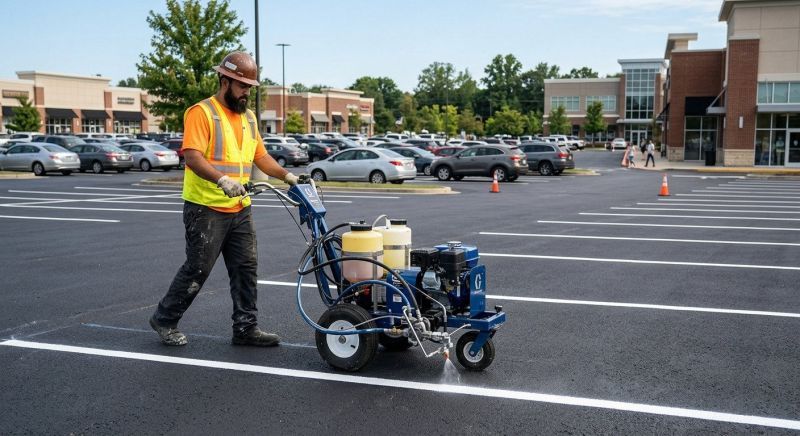 Asphalt Painting in Orange County, CA