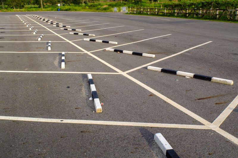 Concrete Parking Lot Striping in Houston, TX