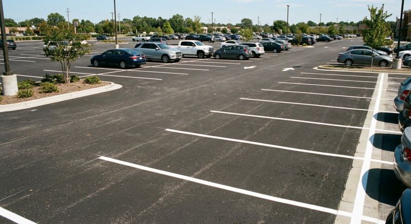 Parking Area Striping in Palm Springs, CA