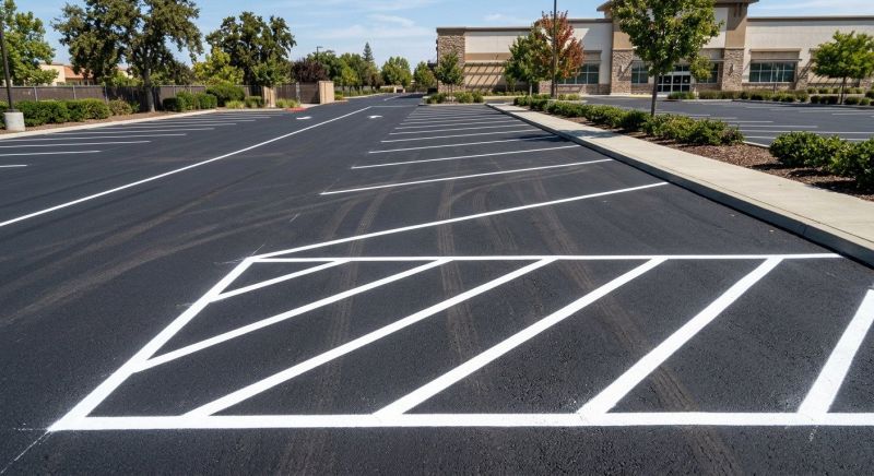 Parking Area Striping in Houston, TX