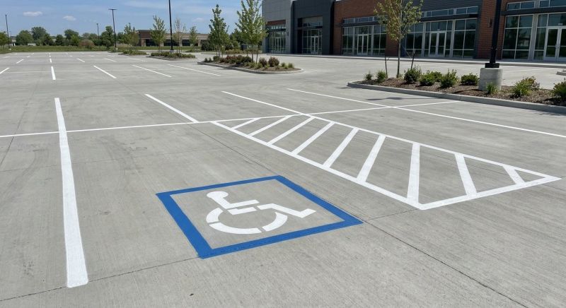 Parking Garage Striping in Gwinnett County, GA