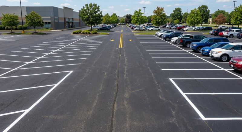 Parking Lot Painting in Katy, TX