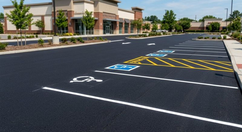 Parking Space Marking in Houston, TX