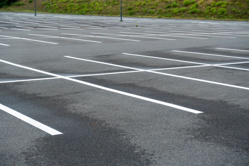 Completed Parking Lot Markings