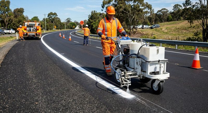Pavement Marking Service in Los Angeles, CA